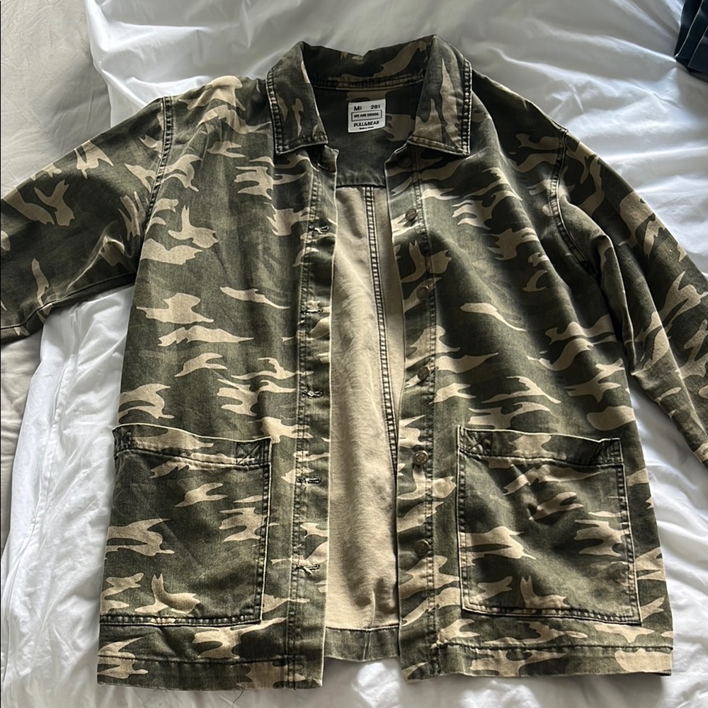 Pull and Bear Camouflage Jacket